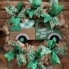 Happy St Patrick's Day Truck 16" Burlap Wreath