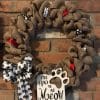 You Had Me At Meow #2 16" Burlap Wreath Door Decor