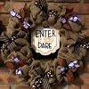 Enter If You Dare Halloween 16" Burlap Wreath