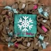 Winter Let It Snow 16" Burlap Wreath