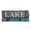 Lake with Arrow 15.25 X 7.25 Home Decor Wood Sign
