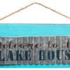 Welcome To The Lake House 18.75" X 6" Wood Sign