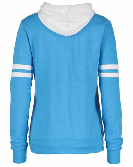 Michigan Lake Life Women's Turquoise Varsity Fleece Hoodie - Image 2