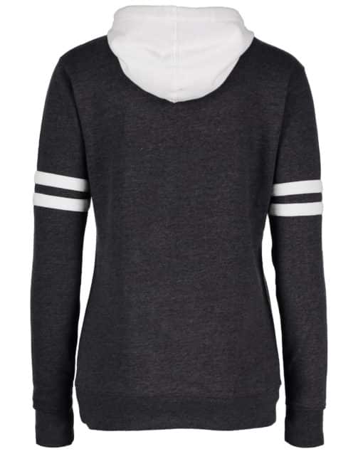 Lake Life Women's Dark Gray Anchor Varsity Fleece Hoodie - Image 2