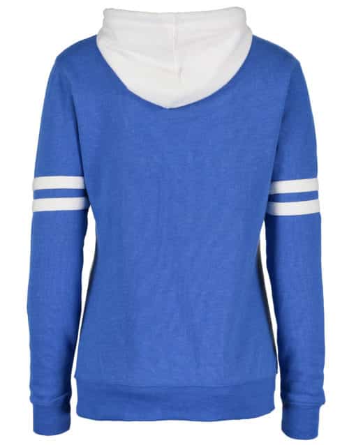 Boat Life Women's Blue Anchor Varsity Fleece Hoodie - Image 2