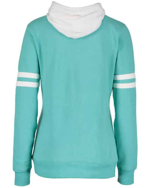 Lake Life Women's Seaglass Anchor Varsity Fleece Hoodie - Image 2