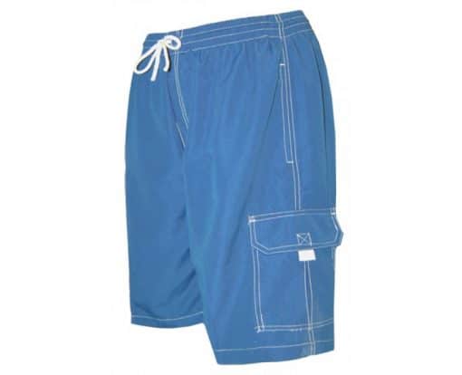 Men's Royal Blue Swim Trunk Board Shorts - Surf Ave