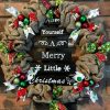 Have Yourself A Merry Little Christmas 16" Burlap Wreath