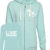 Michigan Lake Life Women's Seaglass Vintage Full Zip Hoodie