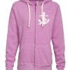 Lake Life Anchor Women's Heather Hyacinth Vintage Full Zip Hoodie