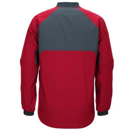 Anchor Bay Tars Unisex Adidas Red 1/4 Zip Pullover - Image 2