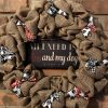 All I Need is Wine and my Dog 16" Burlap Wreath