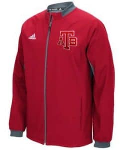 Anchor Bay Tars Unisex Adidas Red Full Zip Jacket