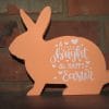 Standing Wood Bunny-Bright & Happy Easter