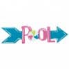 Pool Arrow MDF Sign 19"