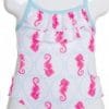 Infant Baby Girls Pink Seahorses 1-Piece Swimsuit