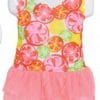 Infant Baby Girls Pink 1-Piece Tutu Swimsuit