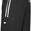 Men's Striped Black Cargo Swim Trunk Board Shorts