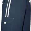 Men's Striped Navy Cargo Swim Trunk Board Shorts