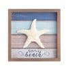 Life's A Beach Framed Starfish Tabletop Decor 8" X 8"