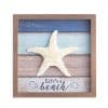 Life's A Beach Framed Starfish Tabletop Decor 8" X 8"