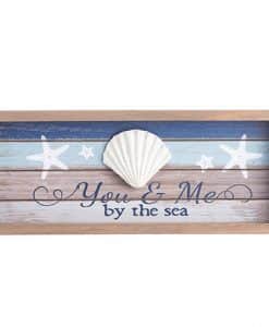 You & Me By The Sea Tabletop Decor 13.5" X 5.5"