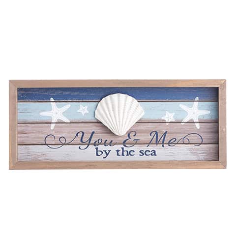 You & Me By The Sea Tabletop Decor 13.5" X 5.5"
