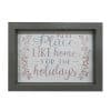 No Place Like Home for the Holidays Tabletop Sign 9" x 6.7"