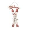 Welcome Skiis Wall Decor 8" X 16.88"