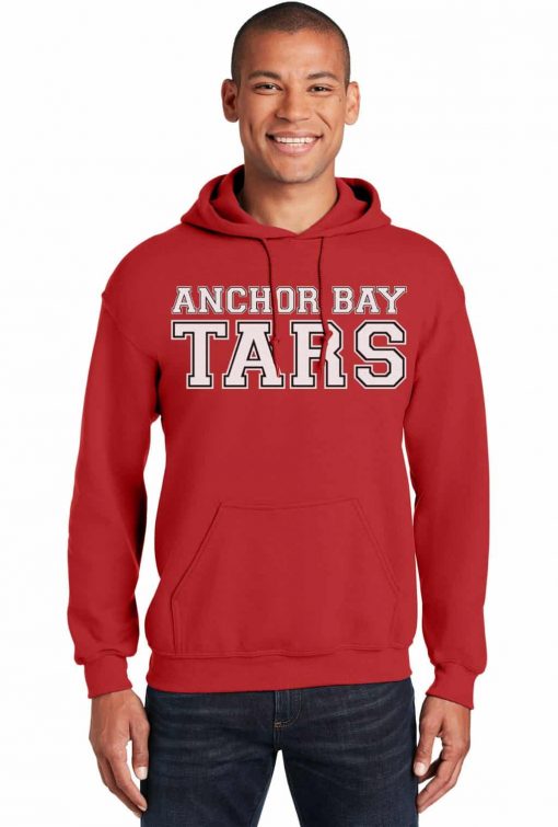 Anchor Bay Tars Men’s Red Heavy Blend Pullover Hoodie