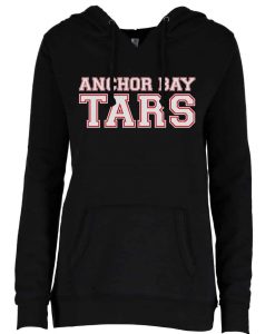 Anchor Bay Tars Women’s Black V-Notch Fleece Pullover Hoodie