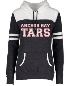 Anchor Bay Tars Women's Black Heather Varsity Fleece Hoodie