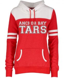 Anchor Bay Tars Women's Red Varsity Fleece Hoodie