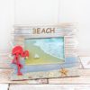 Beach Nautical Wood 4" x 6" Photo Frame