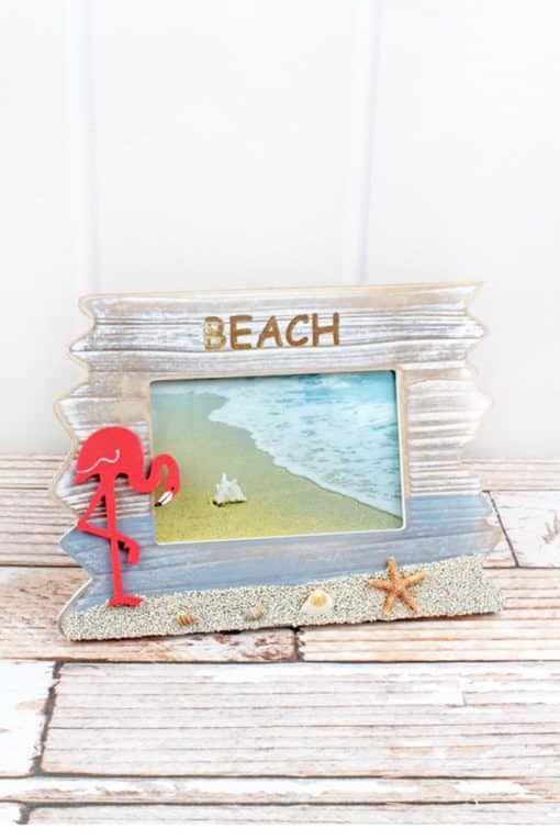 Beach Nautical Wood 4" x 6" Photo Frame