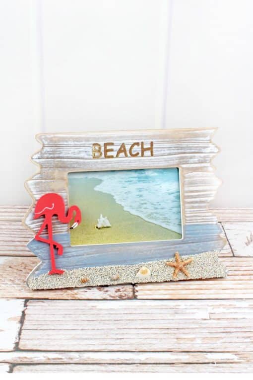 Beach Nautical Wood 4" x 6" Photo Frame