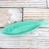 2.5" x 9.5" Porcelain Fish Shaped Snack Dish