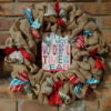 It's the Most Wonderful Time of the Year 16" Burlap Christmas Wreath