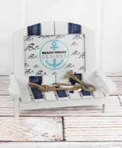 Nautical Beach Chair 4" x 6" Photo Frame