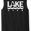 Lake Life Men's Black Michigan Tank Top Sleeveless Tee