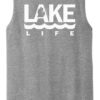 Lake Life Men's Gray Michigan Tank Top Sleeveless Tee