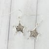 Silvertone Marcasite Starfish Earrings