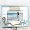 This Way To The Beach Nautical Wood 3.5" x 5" Photo Frame