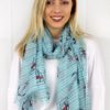 Anchors Aweigh Light Blue Scarf