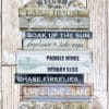 Welcome To The Lake House 25.25" X 16.25" Wood Wall Sign