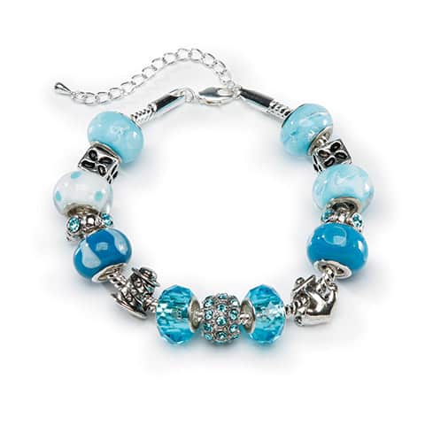 Mix and Mingle Nautical Blue Beads and Bracelet Kit - Anchor Bay Life