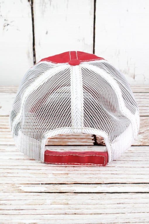 Distressed Salmon Beach Please Adjustable Hat - Image 3