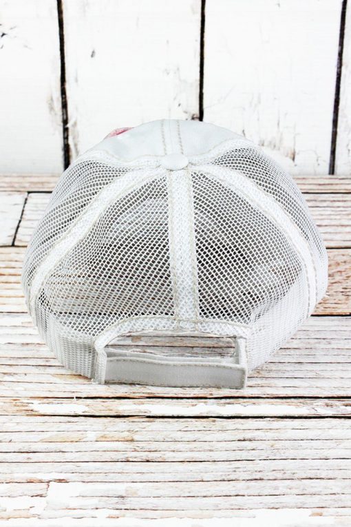 Distressed White Beach Please Adjustable Hat - Image 3