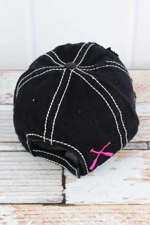 Distressed Black Lake Life Hat - Image 3