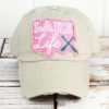 Distressed Stone Lake Life Adjustable Hat